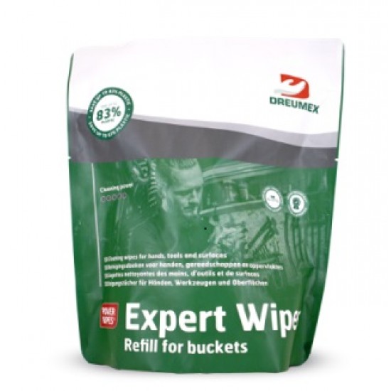 Dreumex Expert Wipes Refill130servetele 200x230mm