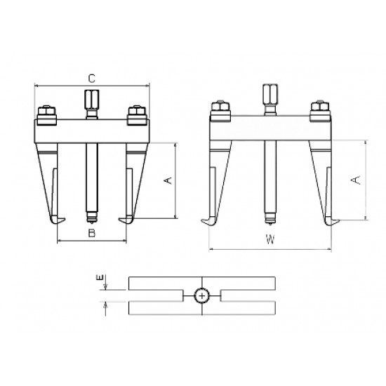 EXTRACTOR CU 2 BRATE 80X80