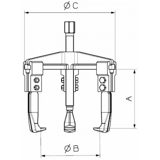 EXTRACTOR CU 3 BRATE 150X165