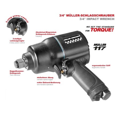 Muller Pistol pneumatic 3/4
