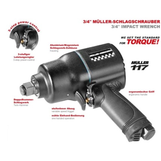 Muller Pistol pneumatic 3/4