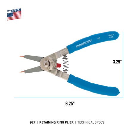  Channellock Cleste sigurante zegher pana la 50mm cu kit capete schimb