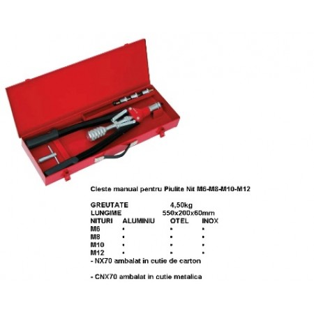 Nituitor piulite-nit M6,M8,M10,M12-cutie carton