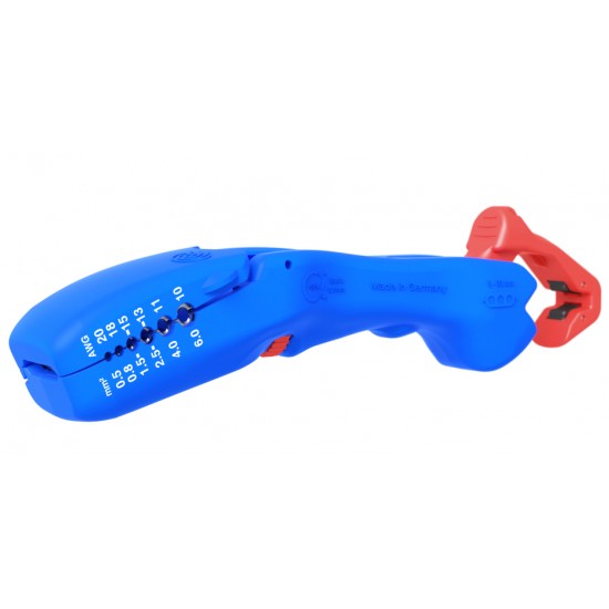  Dezizolator pentru cabluri plate și rotunde | pentru toate cablurile uzuale plate cu o lățime de până la 18 mm și pentru toate cablurile uzuale rotun 