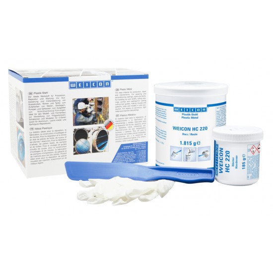  WEICON Ceramic HC 220 | sistem de rasini epoxidice cu pulbere ceramica si rezistenta la temperaturi inalte si la uzura 