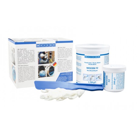  WEICON F2 | sistem de rasini epoxidice cu pulbere de aluminiu pentru reparatii si umplere 