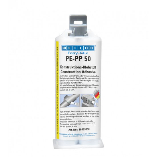  Adeziv adezivul structural acrilic Easy Mix PE-PP 50 | adeziv de constructie pe baza de metil-acrilat pentru materiale plastice speciale 