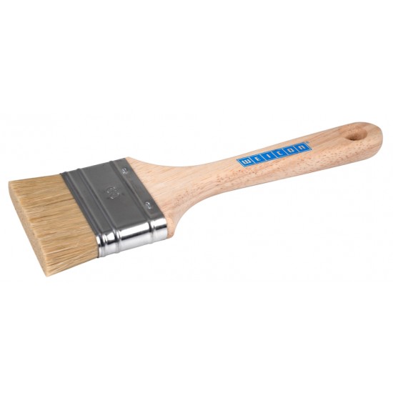  Pensulă scurtă, plată, pentru metale plastice | Pensula cu peri naturali de 24 mm, pentru materiale fluide 