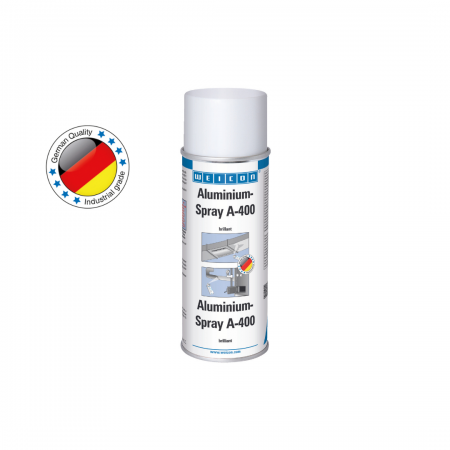  Spray aluminiu A-400 stralucitor | protectie inalta impotriva ruginii si coroziunii 