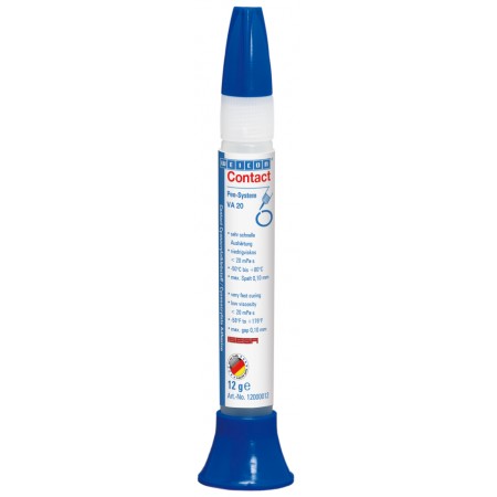  WEICON Contact VA 20 Adeziv cianoacrilat | adeziv instant pentru sectorul alimentar precum si pentru plastic si cauciuc 