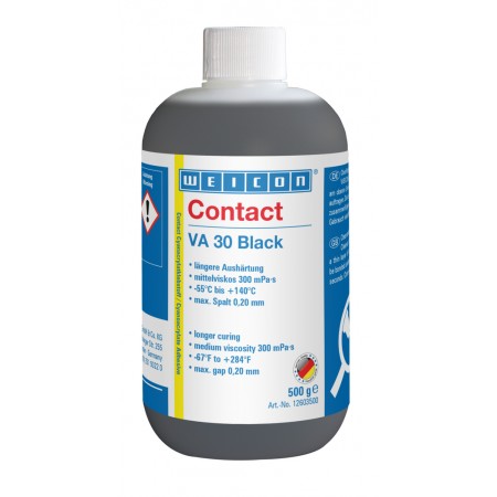  Adeziv cianoacrilat negru VA 30 | adeziv instant cu vascozitate medie, cu filer de cauciuc 