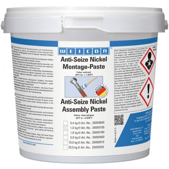  Pasta de montaj Anti-Seize cu Nichel | agent de ungere și separare tip pasta, rezistent la temperaturi inalte 