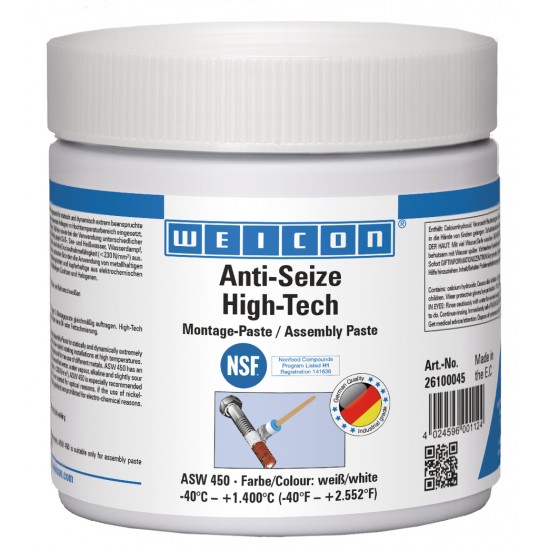  Pasta de montaj Anti-Seize High Tech | agent de ungere și separare tip pasta, fara continut de metale 