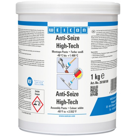  Pasta de montaj Anti-Seize High Tech | agent de ungere și separare tip pasta, fara continut de metale 