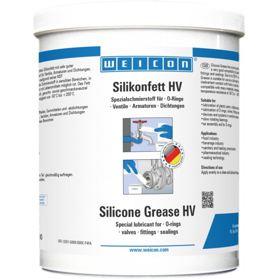  Vaselina siliconică HV | vaselina de lubrifiere cu certificare alimentara 