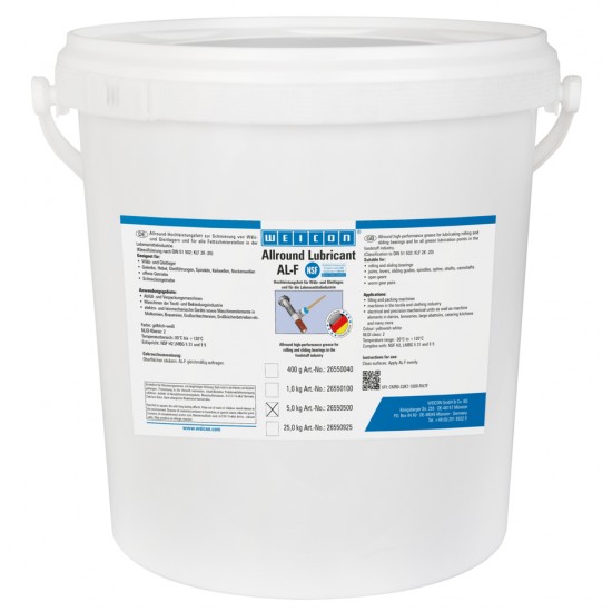  Lubrifiant de inalta performanta AL-F | vaselina multifunctionala cu certificare alimentara 