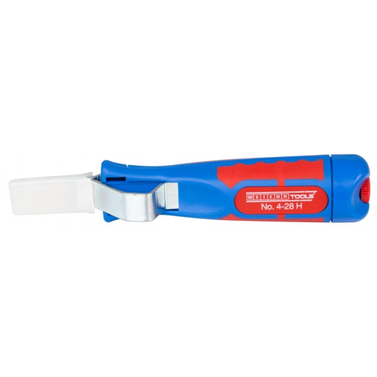  Cuțit dezizolat cablu 4 - 28 H | cu maner bicomponent ce include lama tip carlig si capac de protectie, interval de lucru  4 - 28 mm Ø 