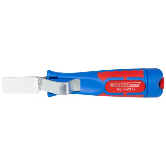  Cuțit dezizolat cablu 4 - 28 G | cu maner bicomponent ce include lama dreapta si capac de protectie, interval de lucru  4 - 28 mm Ø 