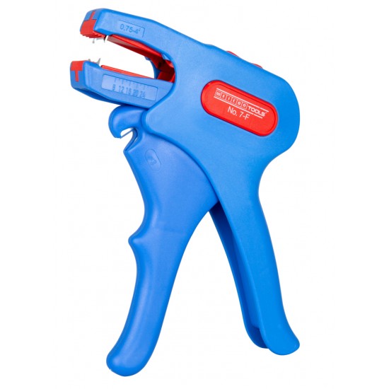  Cleste de dezizolare nr No.7-F | pentru inlaturarea mantalei si dezizolarea cablurilor plate uzuale, interval de lucru  0,75 - 4,0 mm². 