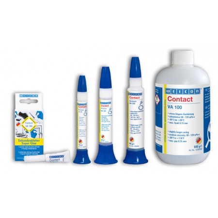  WEICON Contact VA 100 Adeziv cianoacrilat | adeziv instant pentru metal, plastic si cauciuc 