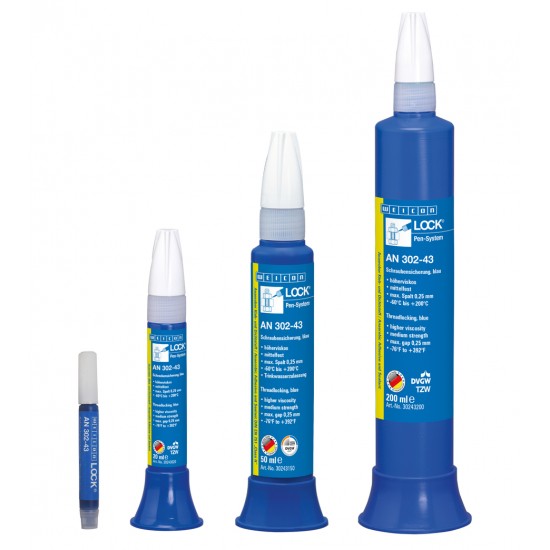  WEICONLOCK® AN 302-43 | rezistenta medie, vascozitate ridicata, certificare pentru apa potabila 