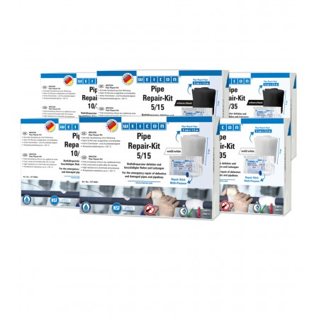  WEICON Set de reparatii tevi si conducte | pentru reparații de urgență la conductele și țevile deteriorate 